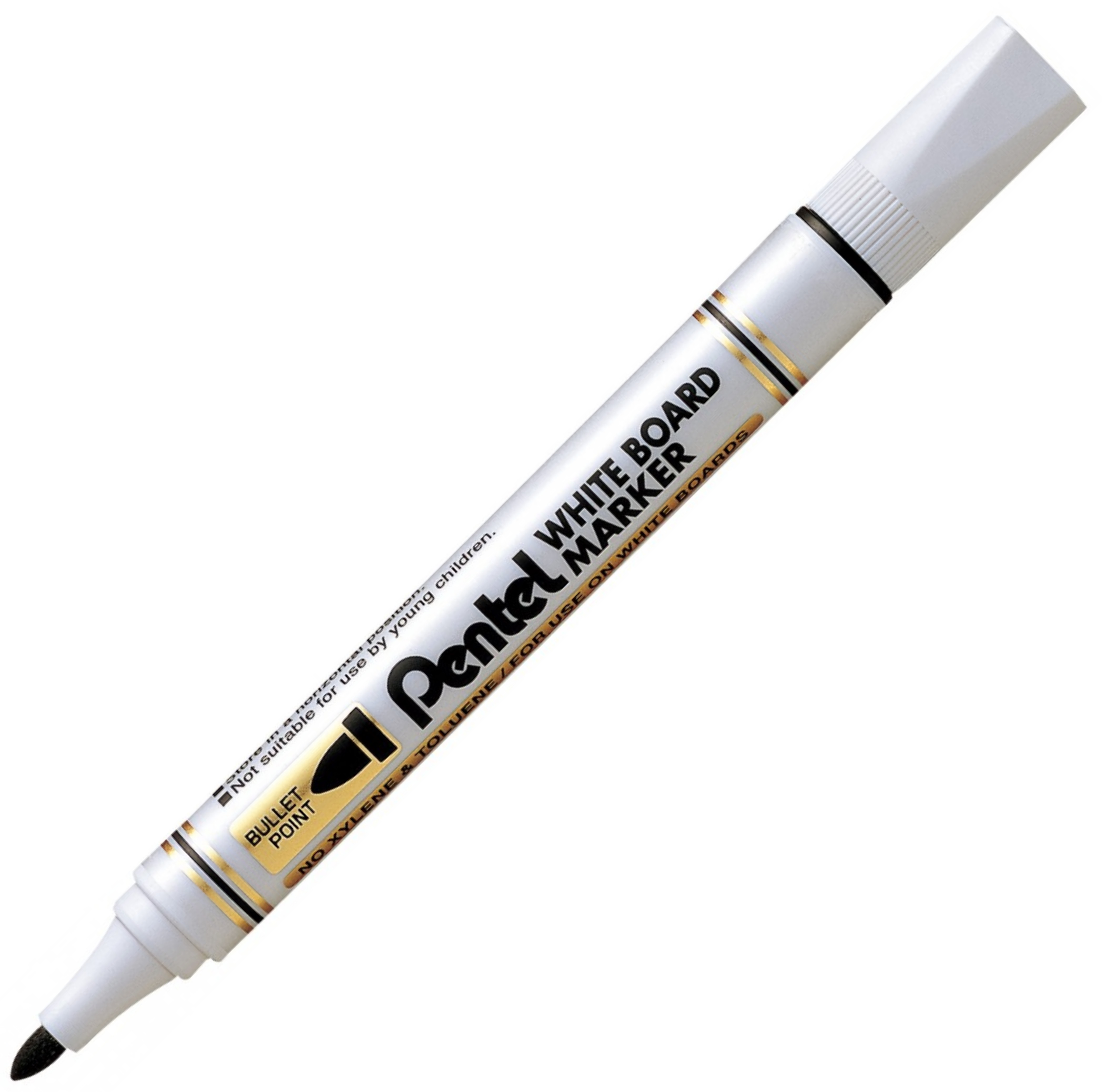 Marker do tablic suchościeralnych Pentel mw85 czarny | biuroweokazje.pl | Zamów online!