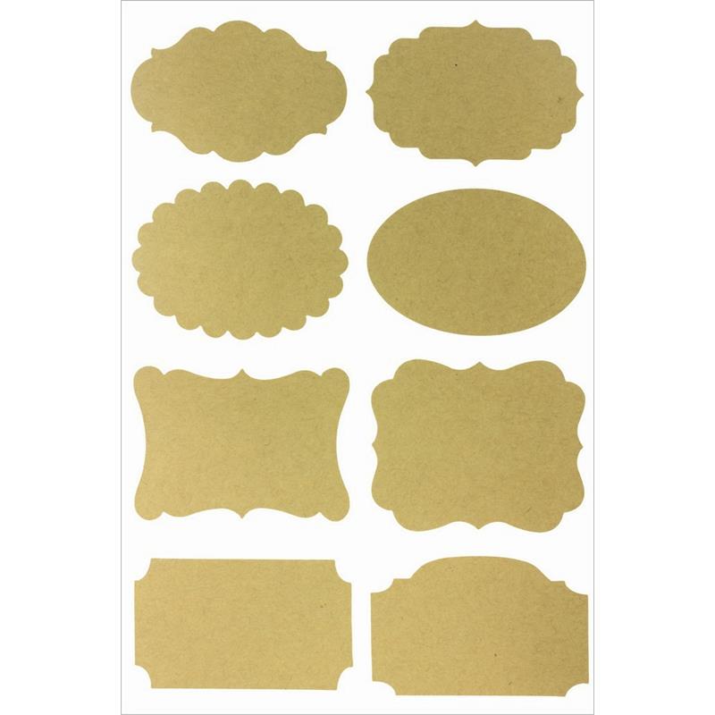 Kreatywne etykiety samoprzylepny kraftowe/32/ | biuroweokazje.pl | Postaw na jakość