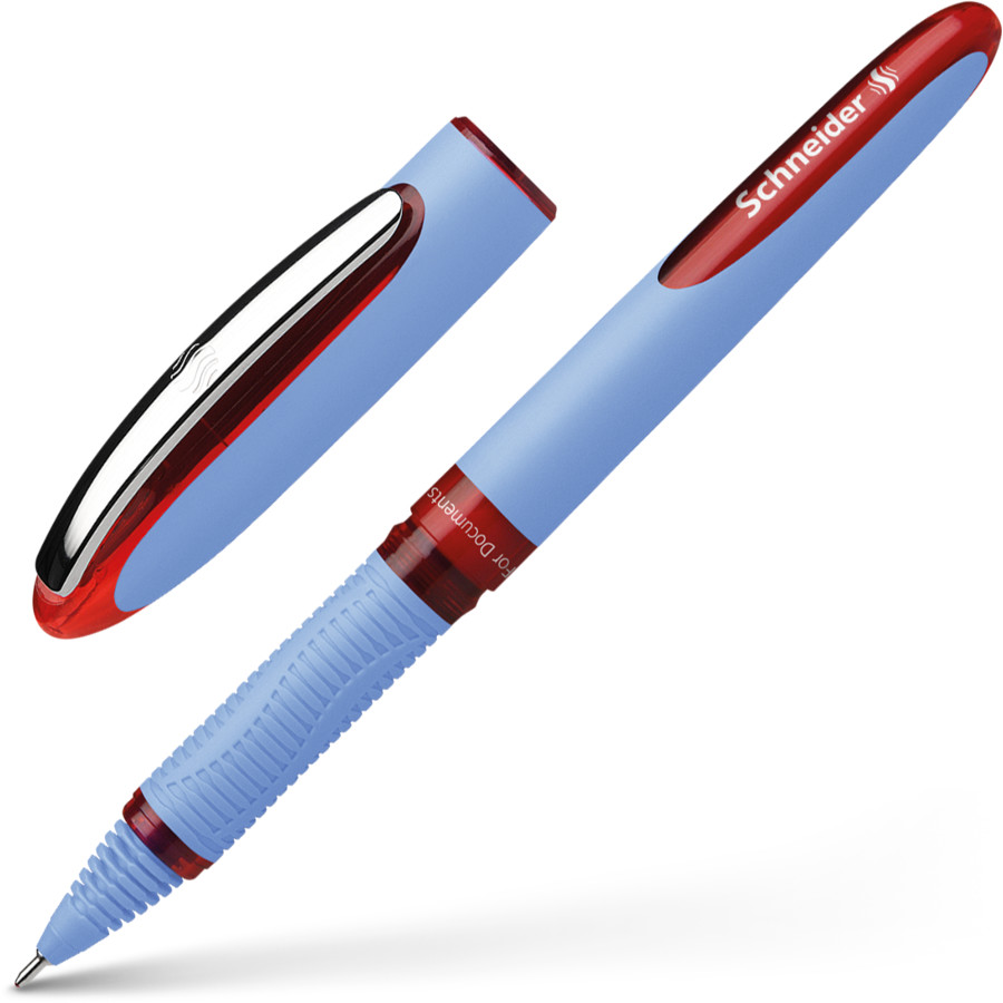 Pióro kulkowe Schneider one hybrid n 0,3 mm czerwone | biuroweokazje.pl | Dodaj do koszyka!