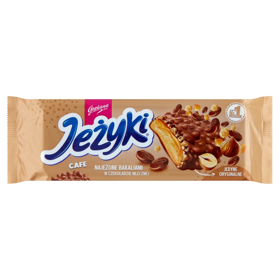 Ciastka jeżyki goplana, 140 g, kawowe | biuroweokazje.pl | Sięgnij po najlepsze