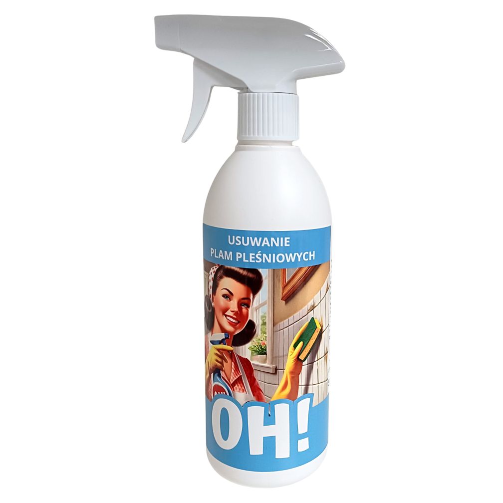 Preparat przeciwpleśniowy OH! Usuwanie plam pleśniowych 500 ml | biuroweokazje.pl | Zamów teraz!