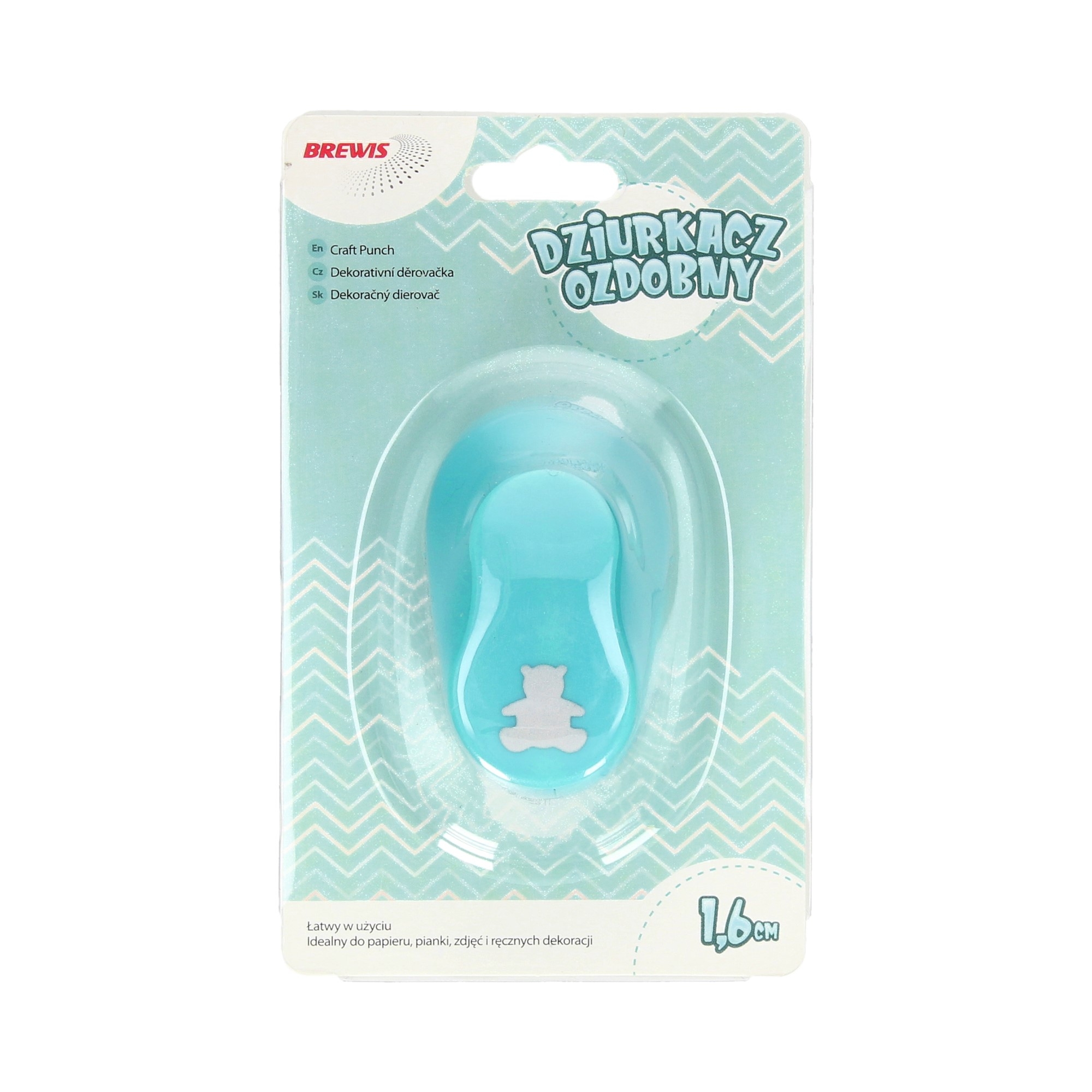 Dziurkacz ozdobny 1,6 cm miś do biura | biuroweokazje.pl | Kup teraz!