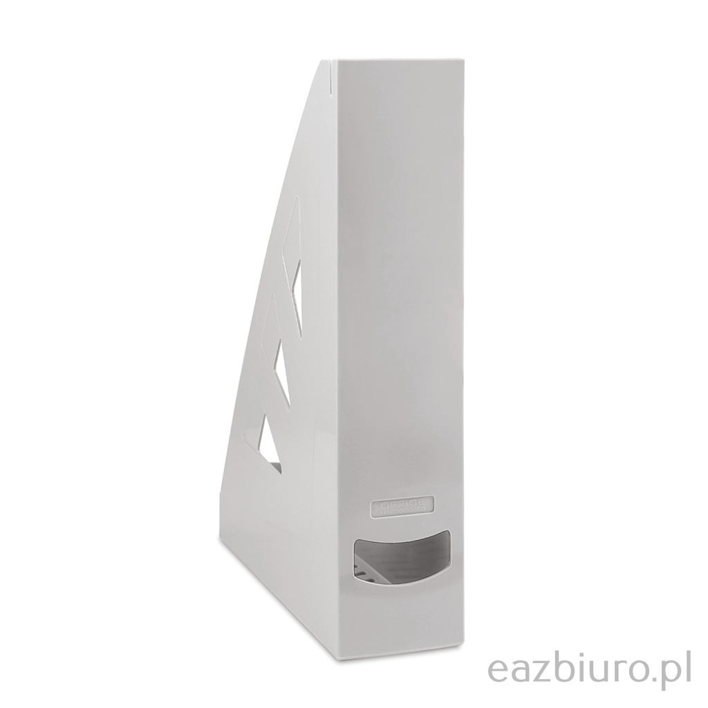 Pojemnik na dokumenty Office Products, ażurowy, A4 70 mm, szary | biuroweokazje.pl | Kup z rabatem!