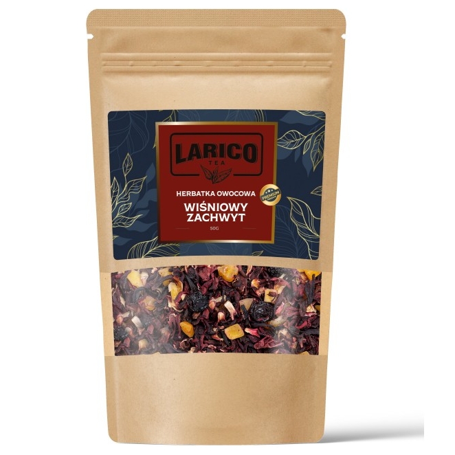 Herbata sypana owocowa Larico wiśniowy zachwyt, 50 g | biuroweokazje.pl | Zamów bezpiecznie!