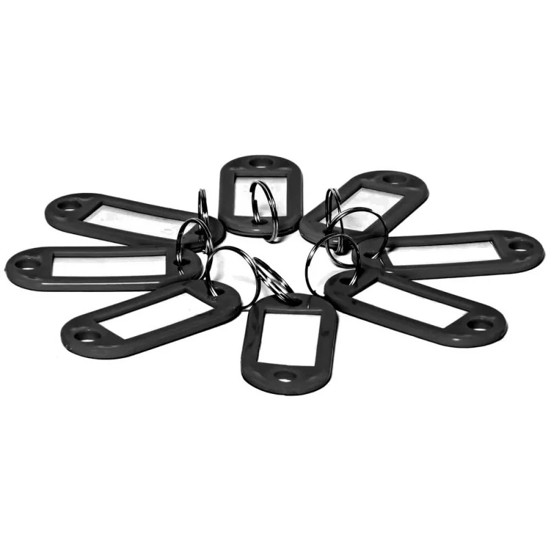 Breloczek do kluczy /10szt/ czarny | biuroweokazje.pl | Zobacz co wybierają inni