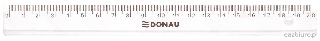 Linijka Donau 20 cm do biura do biura | biuroweokazje.pl | Wybierz i kup!