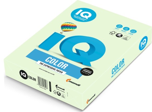 Papier ksero iq color A4 160 g pistacjowy gn27 | biuroweokazje.pl | Kup teraz!