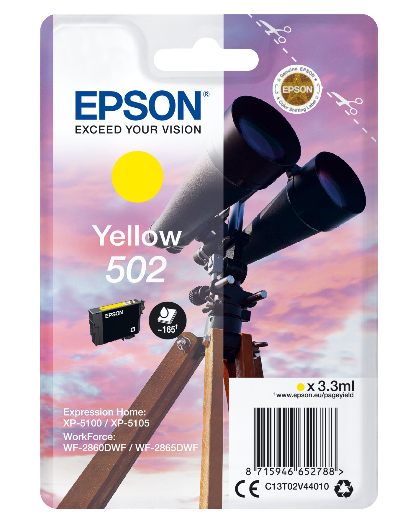 Cartrige epson xp5100 502 yellow t02v44010 | biuroweokazje.pl | Postaw na lidera