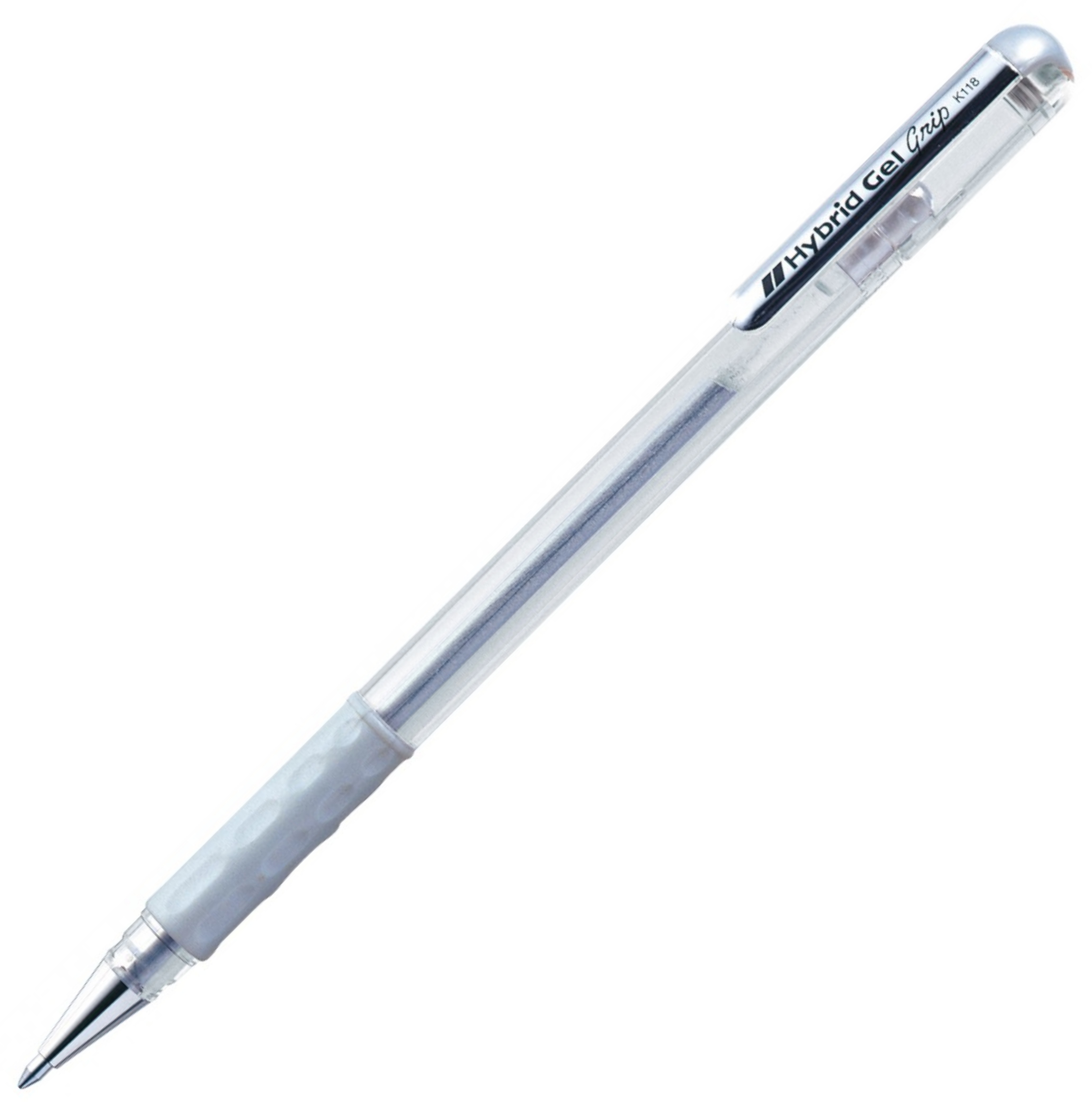 Długopis żelowy Pentel 0,8 mm k118 srebrny | biuroweokazje.pl | Zamów bezpiecznie!