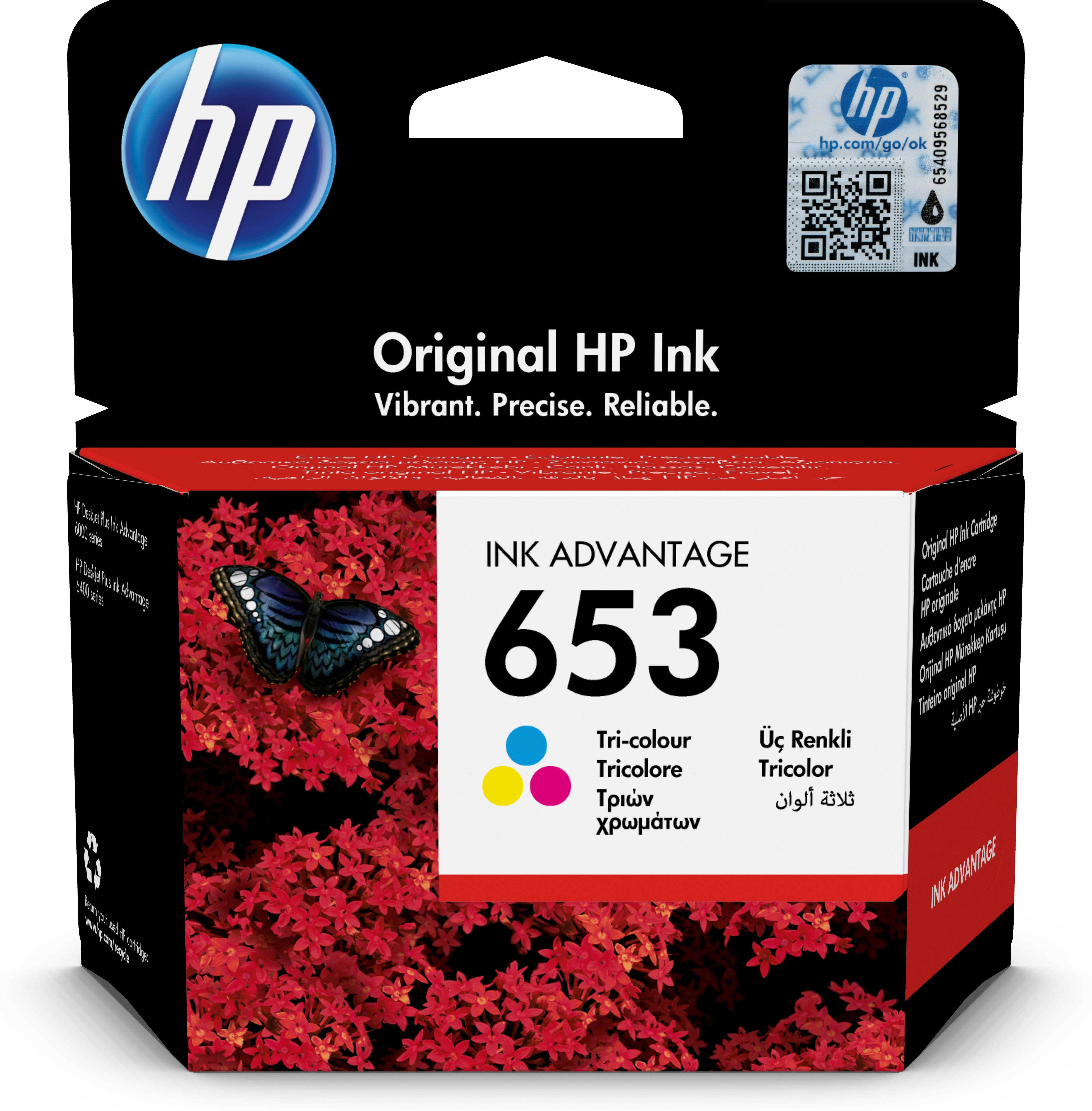 Cartrige HP 653 3ym74ae kolor org | biuroweokazje.pl | Nie przegap promocji