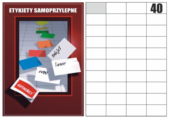 Etykiety A4 52,5x29,7 mm żółte zestaw 100 sztuk | biuroweokazje.pl | Zyskaj więcej!