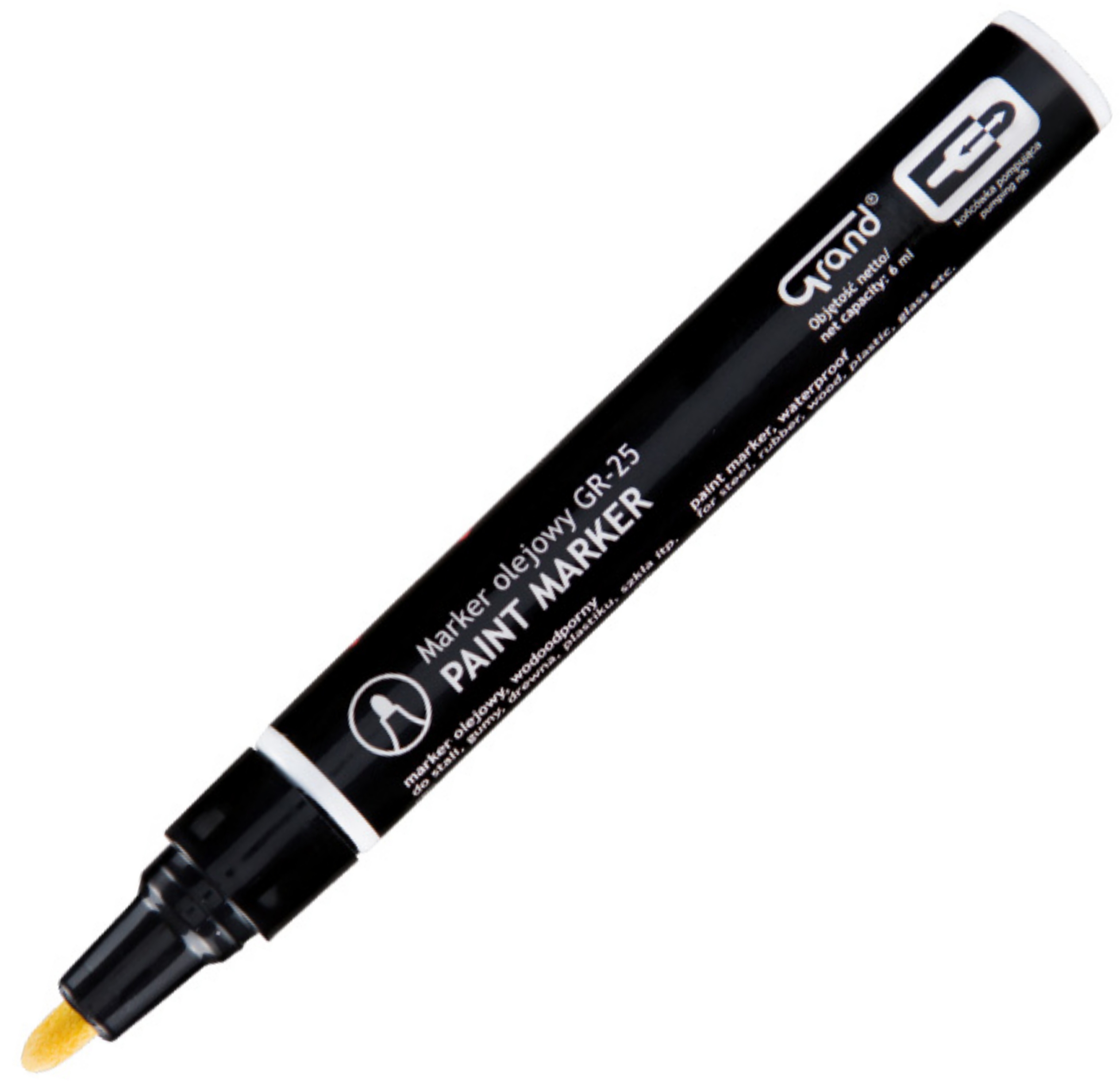 Marker olejowy Grand gr-25 czarny | biuroweokazje.pl | Zamów już dziś!