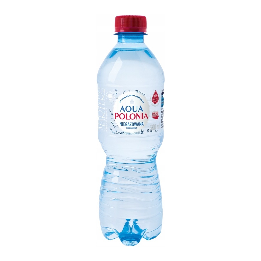 Woda mineralna aqua polonia, niegazowana, 0,5 l (zestaw 1 sztuka - minimum sprzedaży | biuroweokazje.pl | Kliknij i kup!