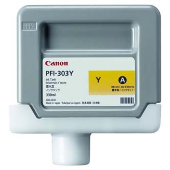 Canon oryginalny ink / tusz pfi303y, yellow, 330 | biuroweokazje.pl | Zamów bez czekania