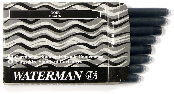 Waterman naboje czarne zestaw 8 sztuk | biuroweokazje.pl | Wybierz najlepsze!