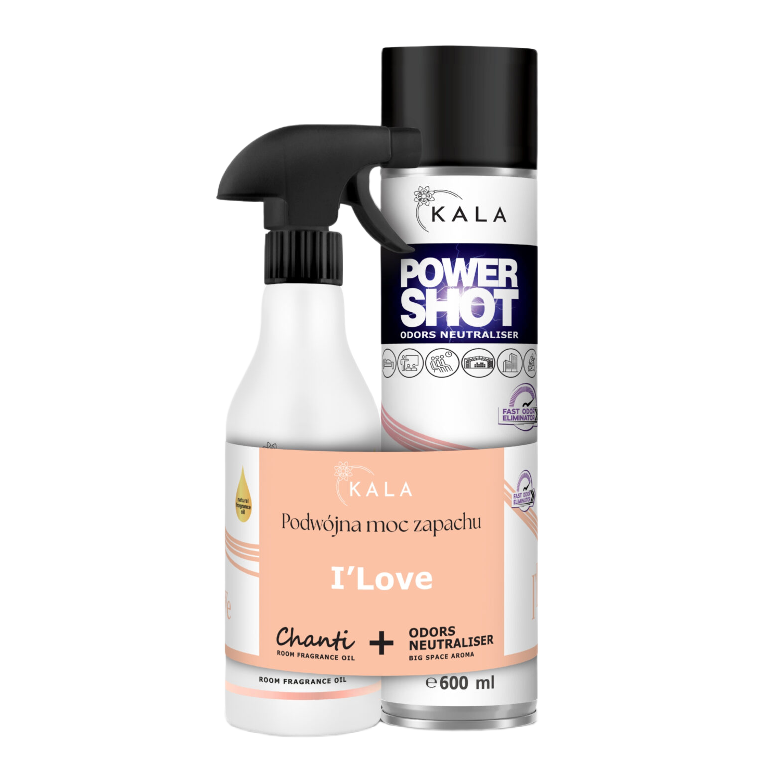 Kala duo-pak I'Love power shot 600 ml + chanti 0,5 l | biuroweokazje.pl | Skorzystaj dziś!
