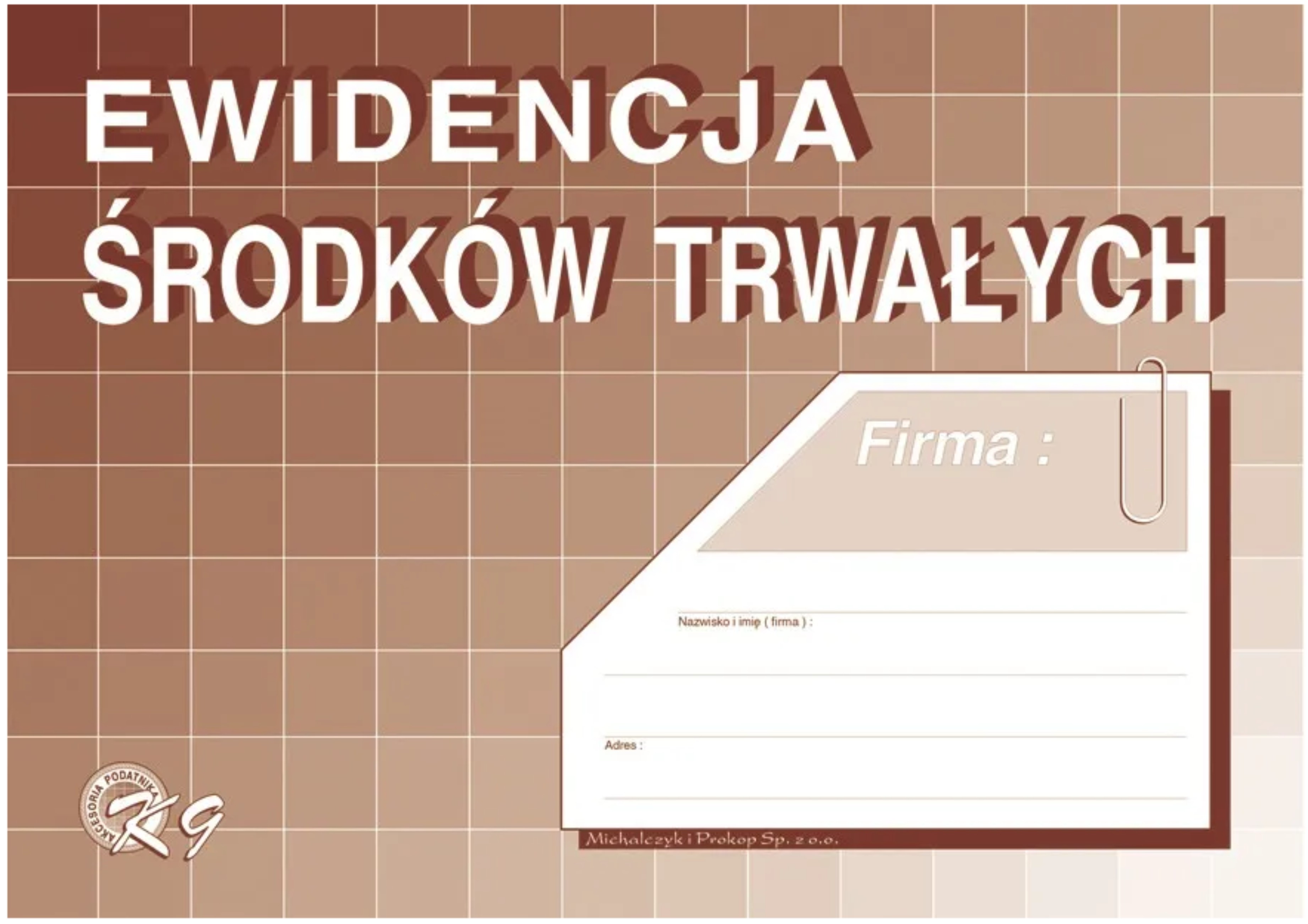Druk ewidencja środków trawałych A4 | biuroweokazje.pl | Weź okazję!