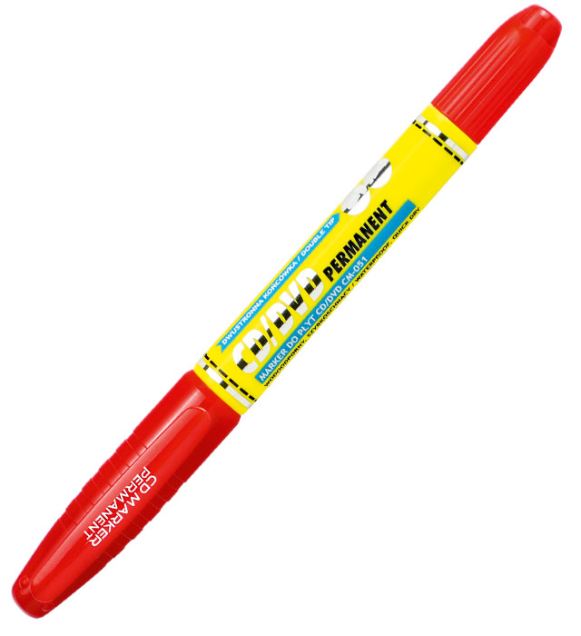 Marker cd cm-051 czerwony do biura | biuroweokazje.pl | Zamów taniej!