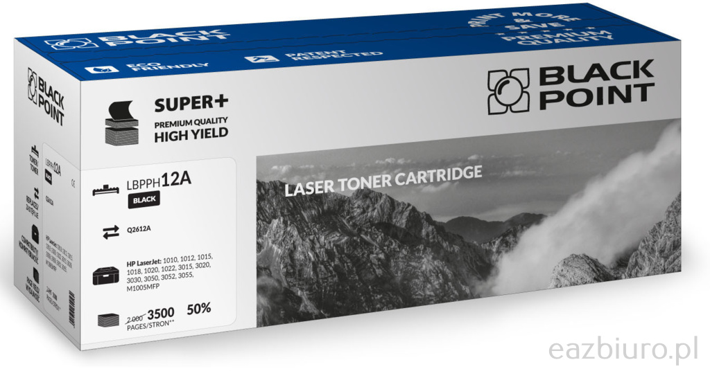 Toner Black Point HP q2612a - l Black Pointph12a | biuroweokazje.pl | Zyskaj więcej!