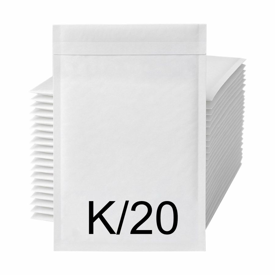 Koperta kurierska biała 370x480 K/20 Plast | biuroweokazje.pl | Wybierz mądrze!