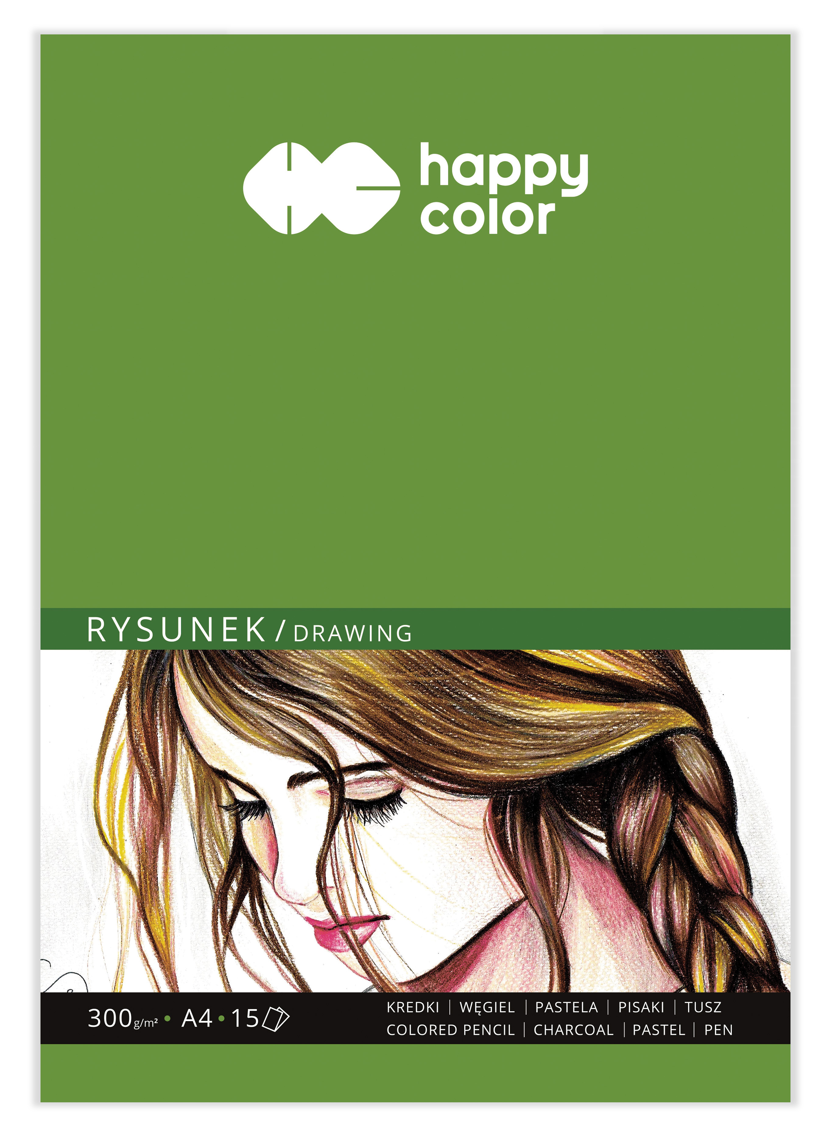 Blok do rysunku art, 300g, A4, 15 ark, happy co | biuroweokazje.pl | Poznaj nową jakość