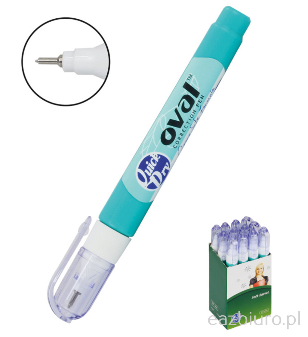 Korektor Oval metalowa końcówka zig-1000 | biuroweokazje.pl | Kup taniej!
