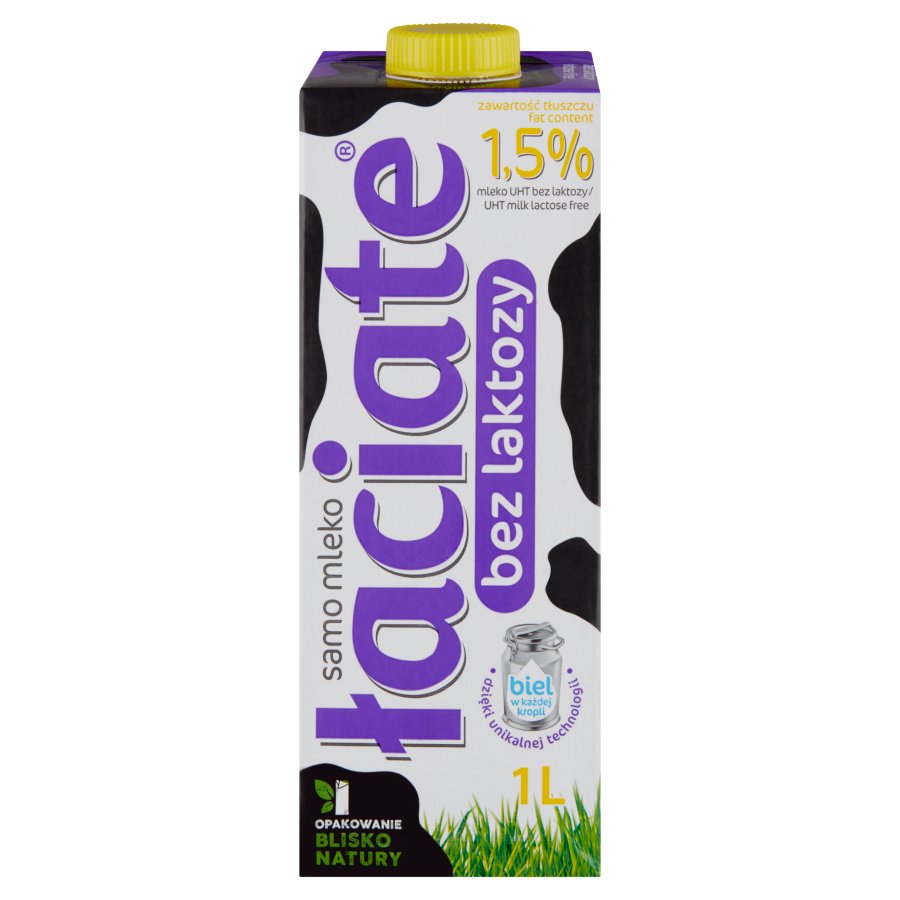 Mleko bez laktozy Łaciate 1,5% 1 l | biuroweokazje.pl | Zamów od ręki!