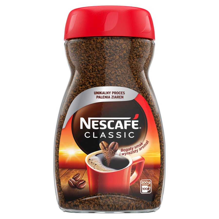 Kawa rozpuszczalna Nescafe classic 200 g | biuroweokazje.pl | Weź okazję!