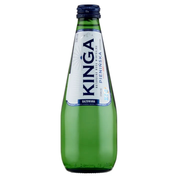 Woda Kinga Pienińska 330 ml zestaw 12 sztuk gazowana | biuroweokazje.pl | Wybierz najlepsze!