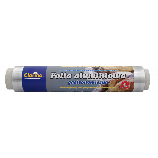 Folia aluminiowa 13 mic 30 cm 150 m Clarina | biuroweokazje.pl | Zamów teraz!