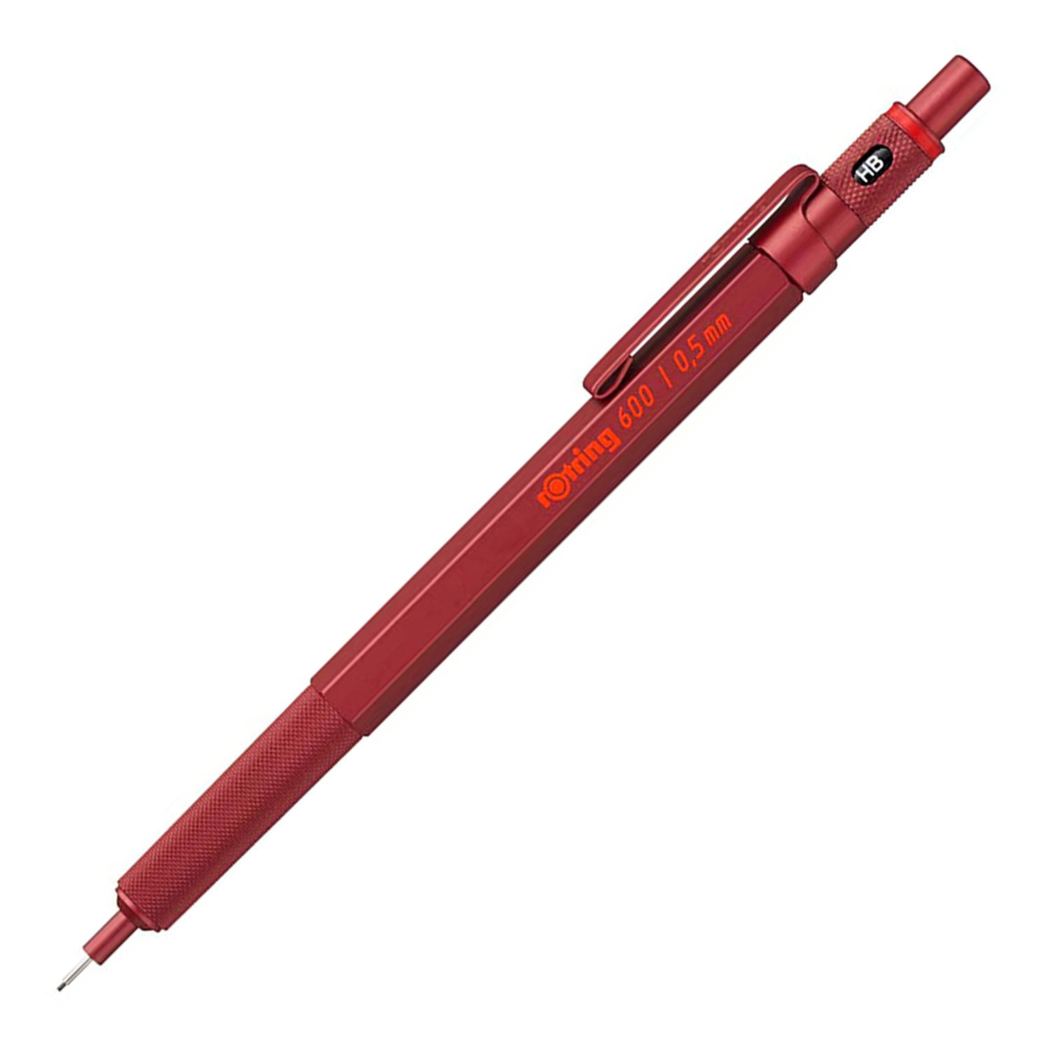 Ołówek automatyczny Rotring RO600 0,5 czerwony | biuroweokazje.pl | Nie przegap promocji
