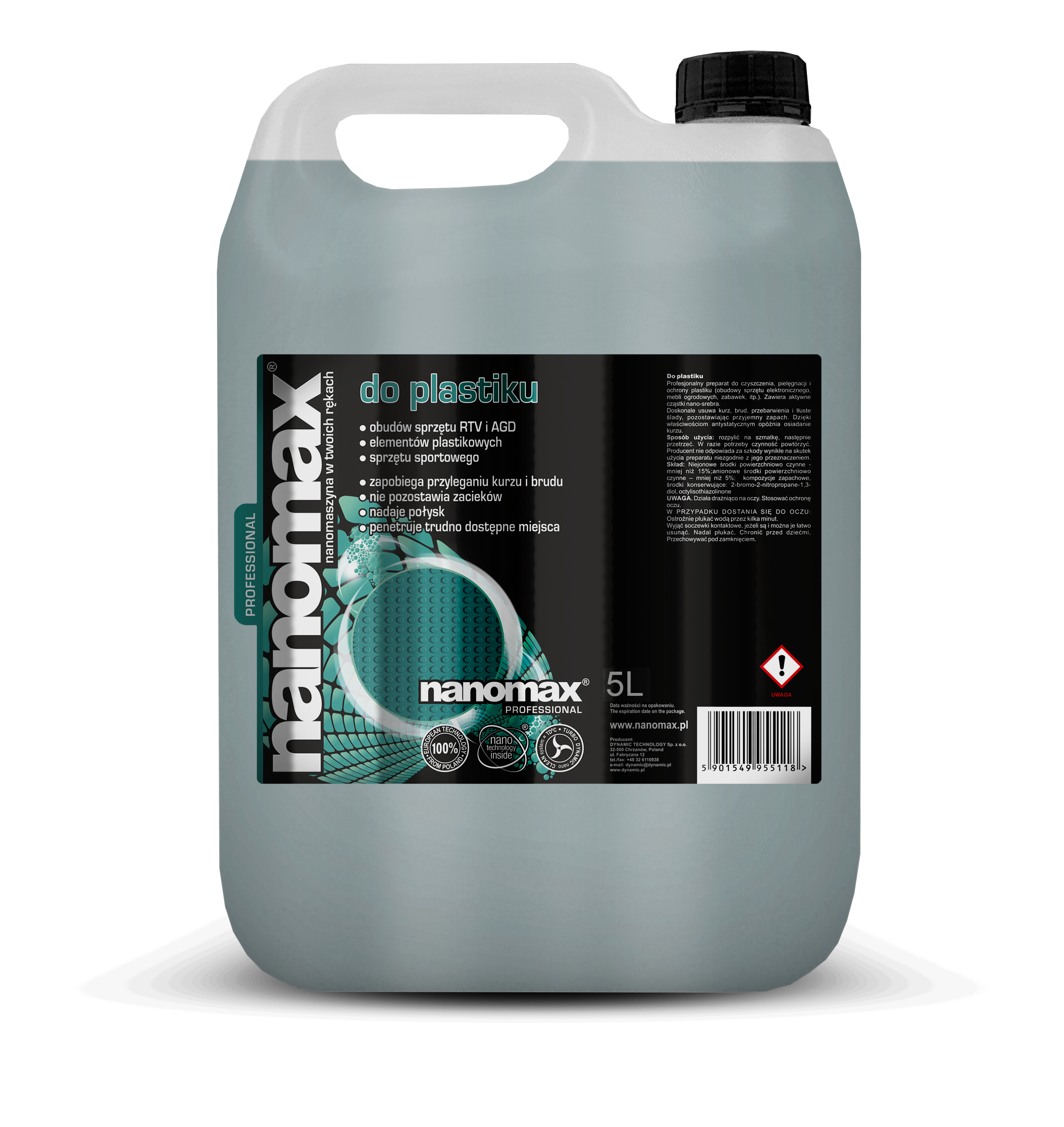 Nanomax do Plastiku 5 l do biura | biuroweokazje.pl | Kup wyjątkowo!