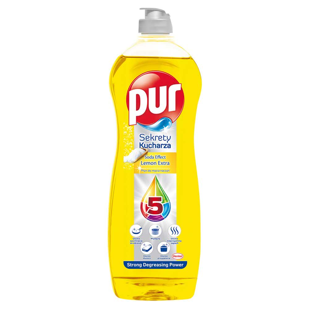 Płyn do mycia naczyń Pur cytryna, 750 ml | biuroweokazje.pl | Nie przegap!