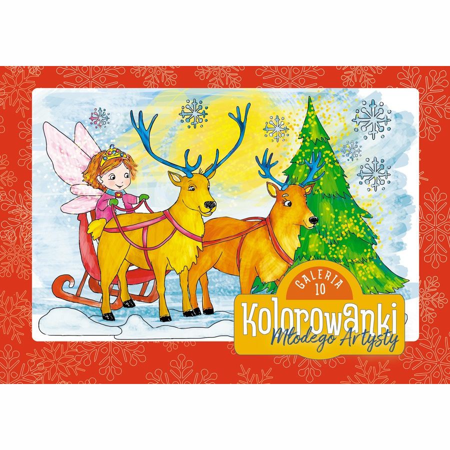 Kolorowanki młodego artysty 4+ A4 zimowo i świątecznie | biuroweokazje.pl | Zamów już dziś!