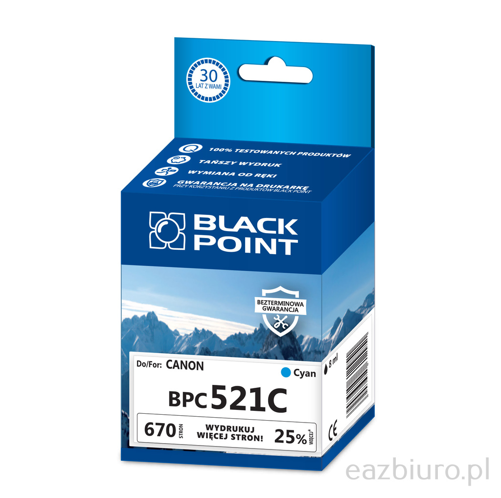 Cartrige -Canon cli521 cyan blackpoint | biuroweokazje.pl | Zobacz dlaczego warto