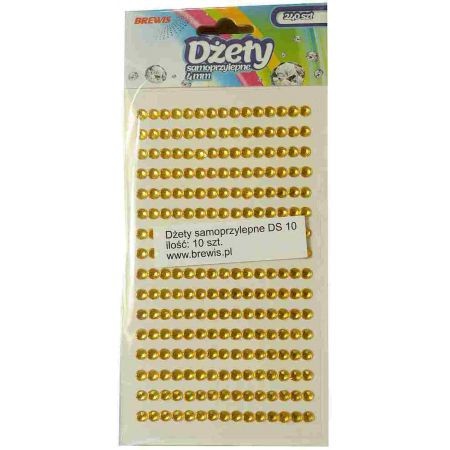 Dżety samoprzylepne 4 mm ds10 złote | biuroweokazje.pl | Zamów natychmiast!