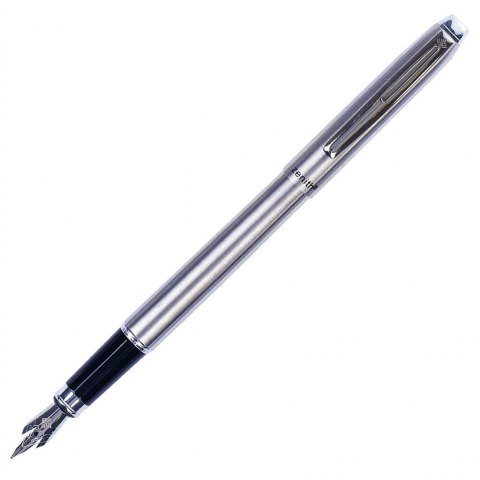 Pióro stalowe Zenith silver w etui | biuroweokazje.pl | Dodaj do koszyka!
