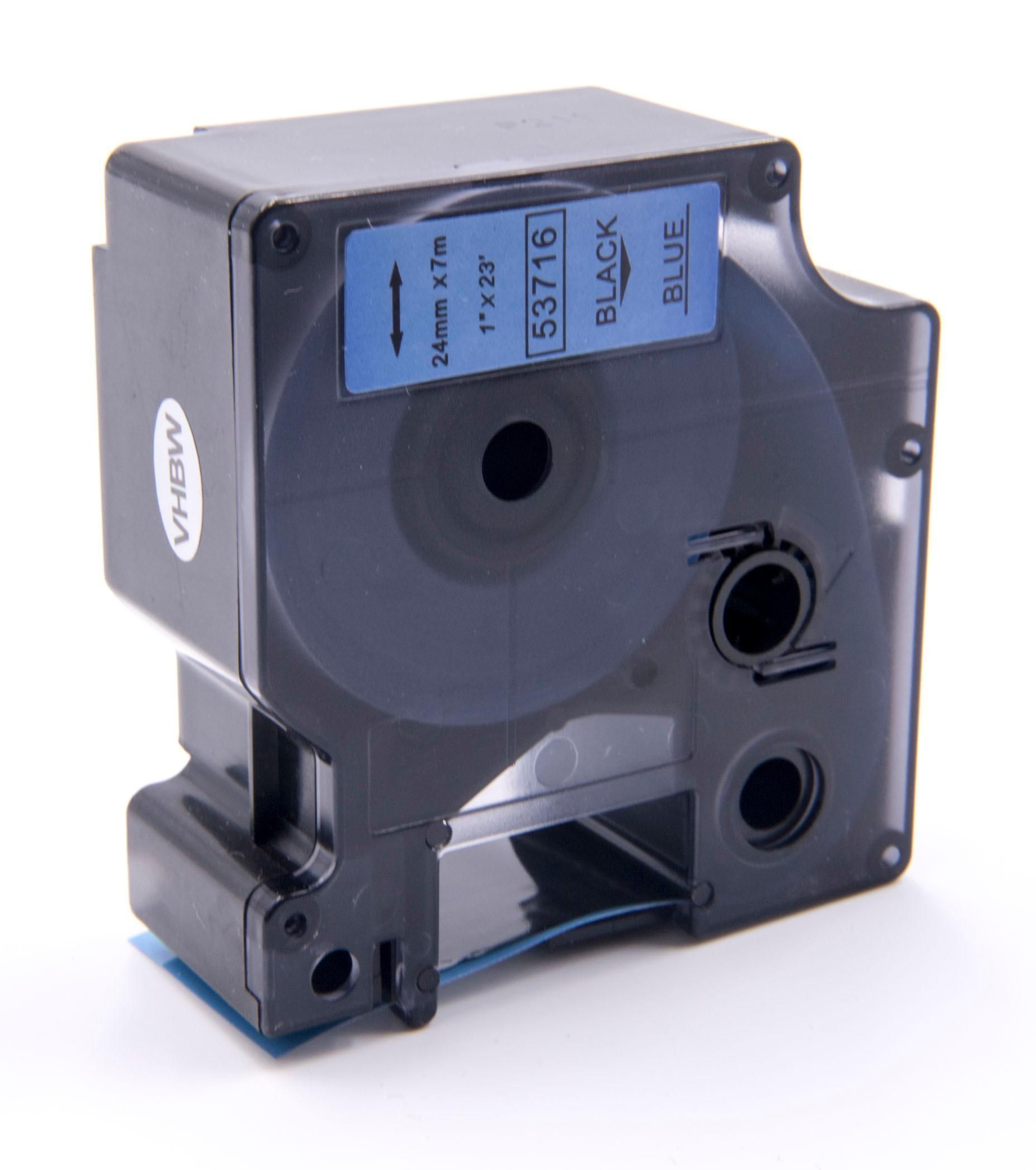 Taśma Dymo 24mmx7 m 53716 czarny niebieski S0720960 D1 | biuroweokazje.pl | Zamów szybko!