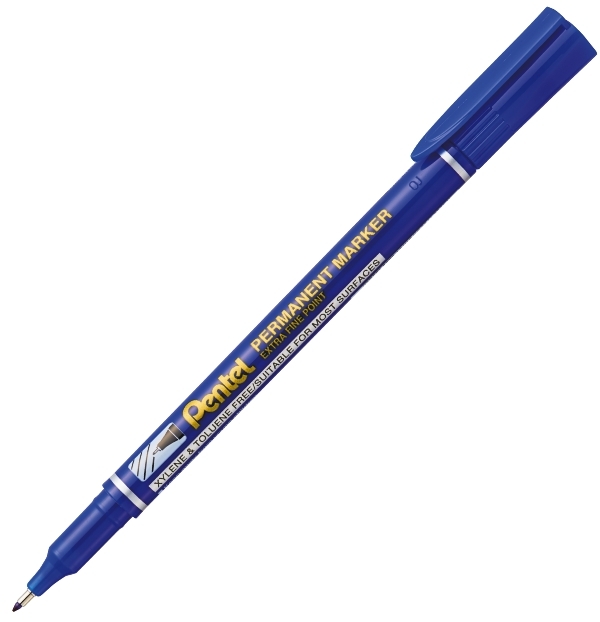 Marker wodoodporny Pentel NF450 niebieski | biuroweokazje.pl | Kup online!
