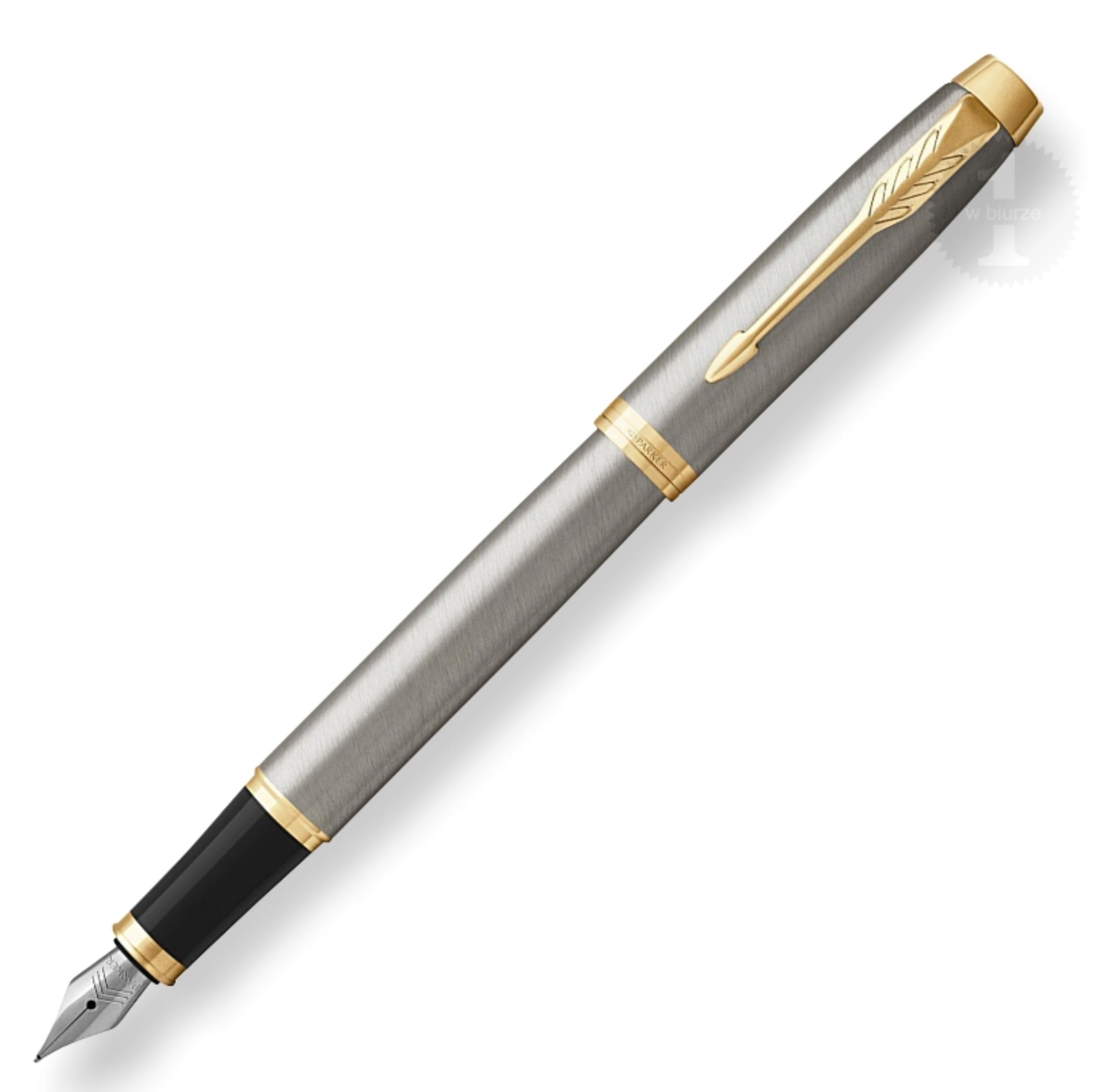 Pióro wieczne Parker IM Brushed Metal GT F | biuroweokazje.pl | Zamów natychmiast!