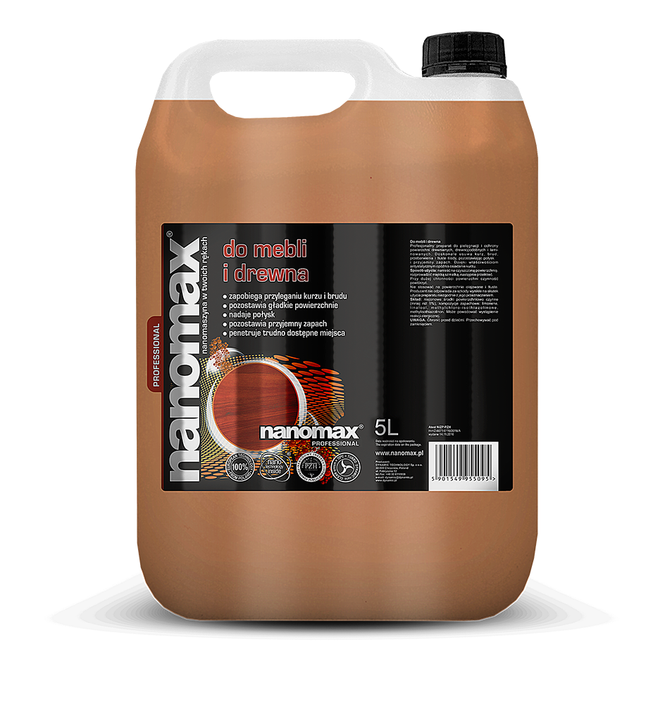 Nanomax do mebli i drewna 5 l do biura | biuroweokazje.pl | Kliknij i kup!