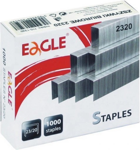 Zszywki Eagle 23 20 zestaw 1000 sztuk | biuroweokazje.pl | Wybierz i kup!