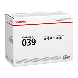 Canon oryginalny toner crg 039, black, 11000s, 0 | biuroweokazje.pl | Odbierz swoją okazję
