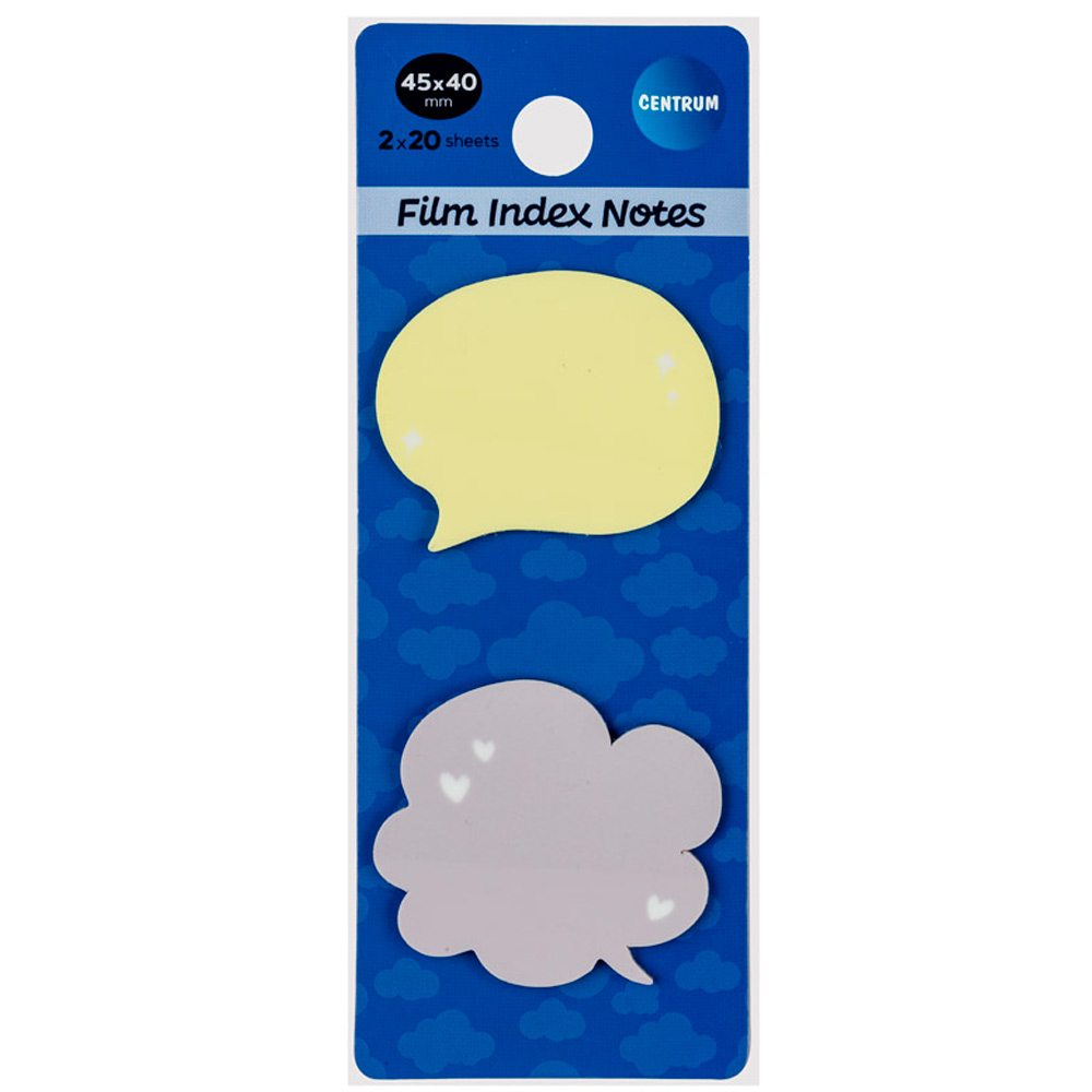 Zakładki indeksujące dymki 2x zestaw 20 sztuk. | biuroweokazje.pl | Zamów wygodnie!