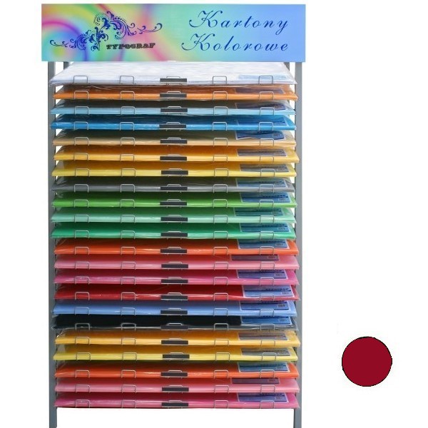 Karton kolorowy Typograf B1 230 g/m2 bordowy | biuroweokazje.pl | Kup w sekundę!