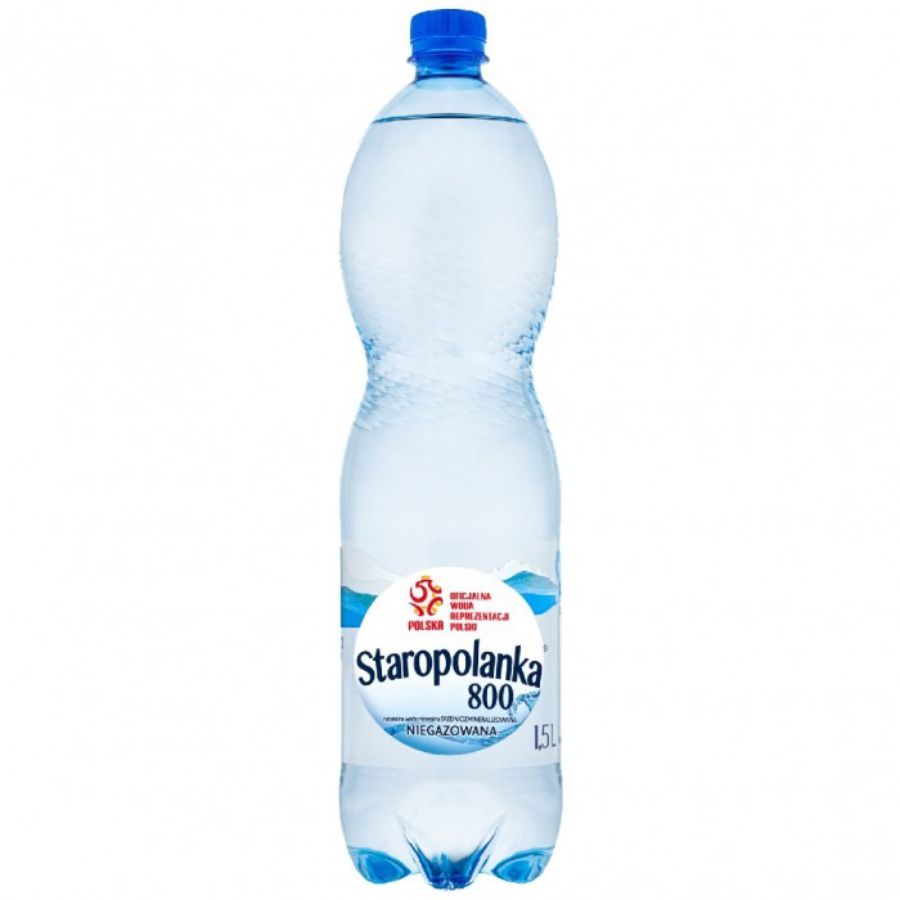 Woda min. Staropolanka 1,5l niegaz. kaucja | biuroweokazje.pl | Zainwestuj w jakość