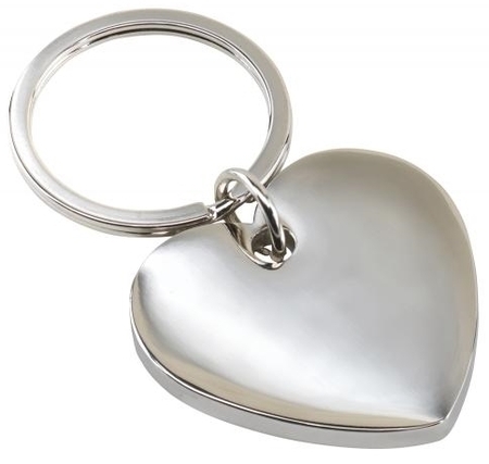 Brelok serce stalowe do biura do biura | biuroweokazje.pl | Zamów online!