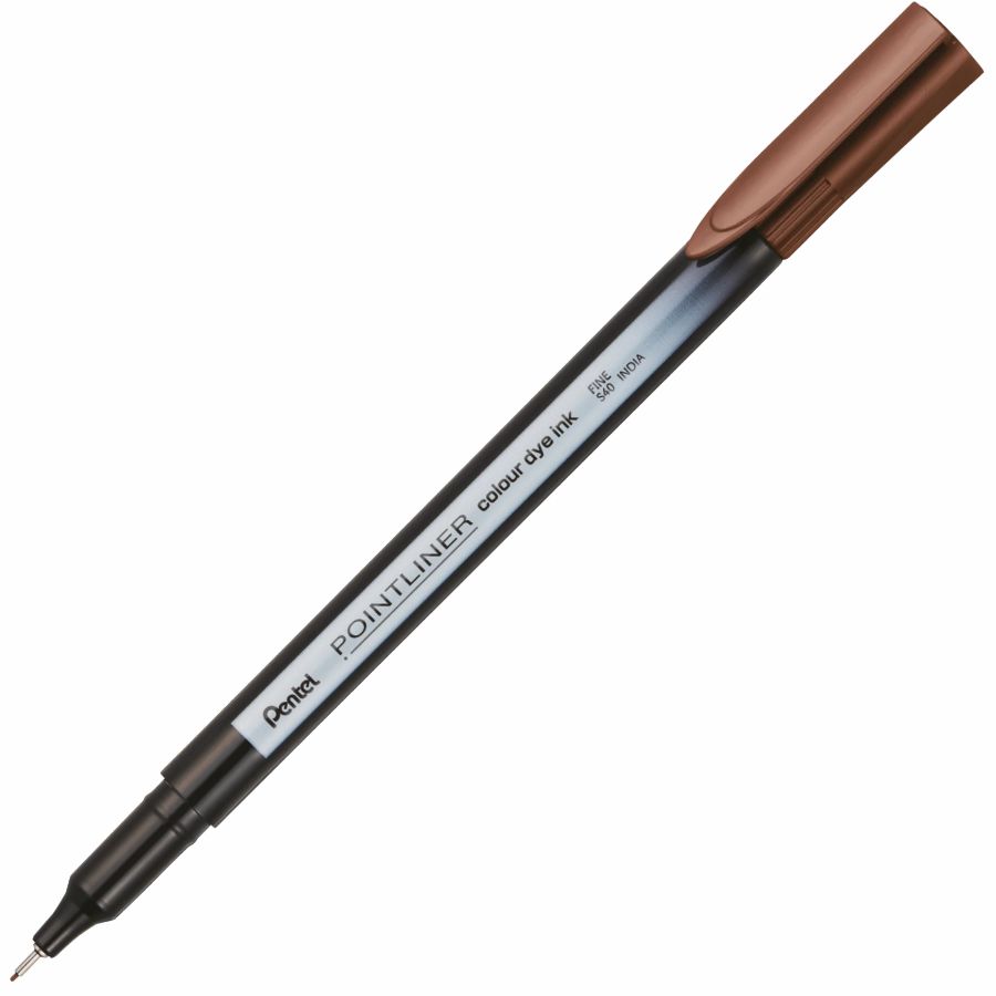 Cienkopis Pointliner colour Pentel orzechowy | biuroweokazje.pl | Sprawdź dlaczego warto