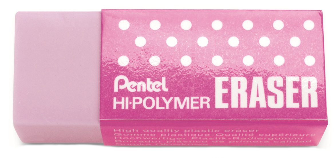 Gumka ołówkowa Pentel hiolymer zeh05 cm różowa | biuroweokazje.pl | Sprawdź cenę!