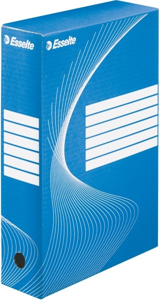 Pudełka archiwizacyjne boxy 80 mm, pojemność 800 kartek, niebieski - pojemnik do | biuroweokazje.pl | Zamów już dziś!